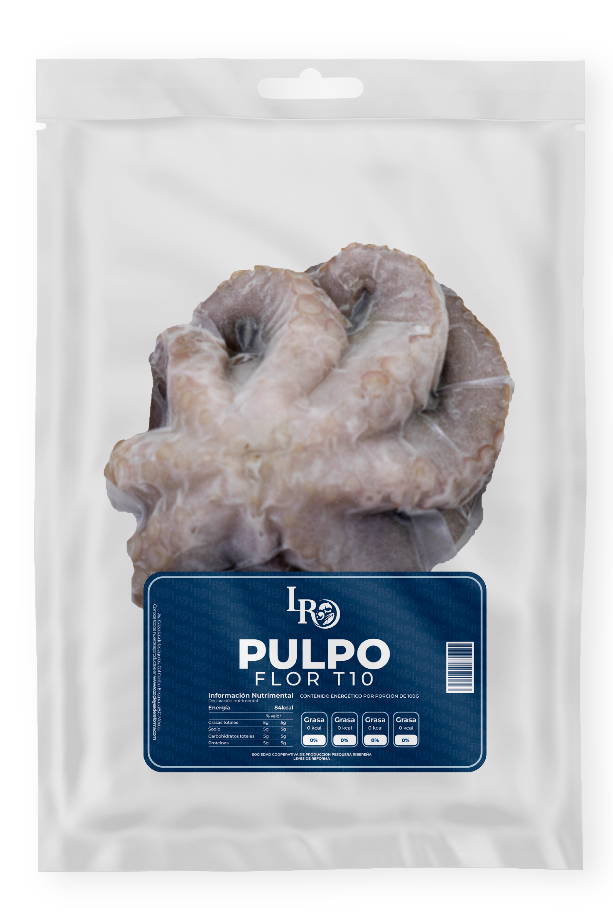 Pulpo de dos manchas – Flor T10